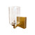 Periwinkle Gold Clear Glass Dimmable Wall Light-1