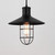 Wayne Black Industrial Wire Guard Pendant Light-4