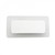 Emerald Rectangular White Wall Light - Warm White