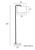 Apricus Gold White Contemporary Floor Lamp-3