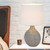 Kennedy Silvery White Ceramic Table Lamp-1