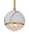Odette 4 Light White Cluster Modern Pendant-2