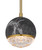 Odette Black Marble Modern Pendant Light-2