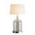 Lustre Glass Flagon Stone Effect Table Lamp - Clear