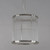 Dawson Nickel Glass Cylindrical Pendant-1