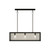 Dover 3 Light Old Bronze Clear Glass Linear Pendant