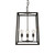 Dover Old Bronze Clear Glass Lantern Pendant