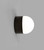 Orb Sur Iron Acid Washed Glass Wall Light-1