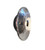Nordic Black Glass Disc Wall Lamp-2