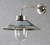 Sandhurst Antique Silver Wall Lamp
