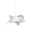 Cassy White Iron LED Feature Chandelier-1