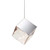 Cube Silver Glass Pendant Light