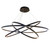 Circle Black Up Down LED Pendant Chandelier