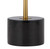 Durban Black Marble and Gold Dome Table Lamp-1