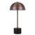 Durban Black Marble and Bronze Dome Table Lamp