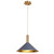 Channel Matt Grey Cone Pendant Light-1