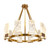 Chantily 10 Light Ring Frame Crystal Chandelier