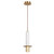 Loco White Brass LED Pendant-1