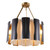 Minori Black Brass Drum Pendant