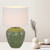 Dina Gloss Green Ceramic Table Lamp-1