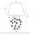 Yala Blue Orient Floral Ceramic Table Lamp-1