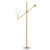 Kobe Gold Opal Glass Floor Lamp-2