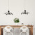 Niagara Black Twisted Loops Pendant Light-1