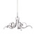 Niagara White Twisted Loops Pendant Light