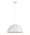 Abilene Matt White Dome Tiled Pendant