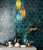 Guilin Green Hand Blown Glass Ellipse Pendant-1