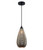 Rabat Chrome Glass Teardrop Pendant Light