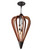 Sonequa Tuscan Coffee Cherry Wooden Pendant