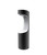 Serra Matt Black Modern Bollard Light