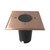 Outdoor Square Copper Inground Up Light