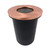 Round Copper Wall and Inground Light