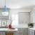 Harford Blue Heron and Polished Nickel Chandelier-1