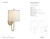 Simple Scallop Soft Brass Wall Sconce-1