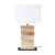 Contessore Rectangular Wooden Base Table Lamp