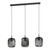 Romazzina Black Steel Linear Pendant Light