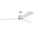 Iluka White DC Ceiling Fan with Light