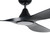 Surf Black DC Ceiling Fan with Light