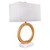 Owen White and Gold Table Lamp-2