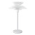 Allegra White Three-Tier Shaded Table Lamp
