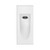 Camino White Rectangular Slot LED Steplight