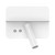 Charge White Trio LED Wall Lamp with USB Ports-1