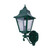 Paris Straight Arm Green Up Wall Light