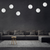 Minimalist Line Black Opal Glass Modern Pendant Light LF2 Minimalist Line Black Opal Glass Modern Pendant Light LF2