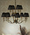 Stanford 12 Light Brass Chandelier - Black-1