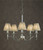 Stanford 5 Light Nickel Chandelier - Shimmer Grey-2