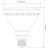 16W Parabolic Frosted Cool White E27 LED Bulb-1